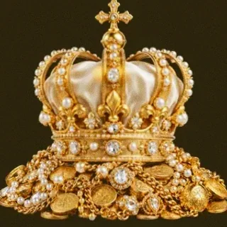 Gold treasure pile — Friday Friday
