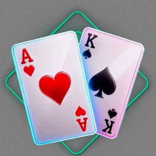 Ace and king playing cards