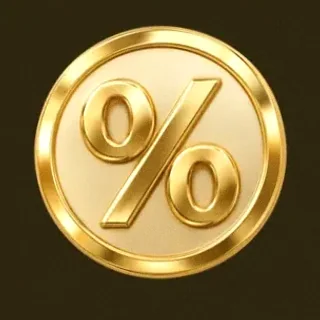 Gold percent coin — Friday Friday