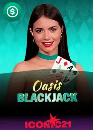 Oasis Blackjack live game cover