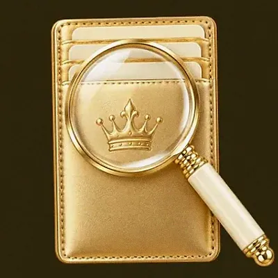 Wallet and magnifier — Friday Friday