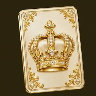 Royal crown card — Friday Friday