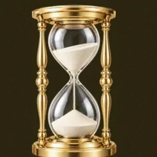Golden hourglass — Friday Friday