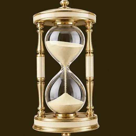 Ornate hourglass — Friday Friday