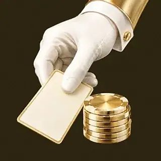Hand dealing card — Friday Friday