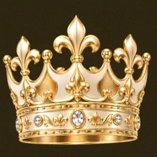 Ornate royal crown — Friday Friday
