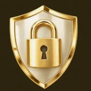 Shield with padlock — Friday Friday