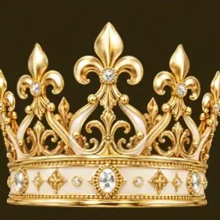 Jeweled royal crown — Friday Friday