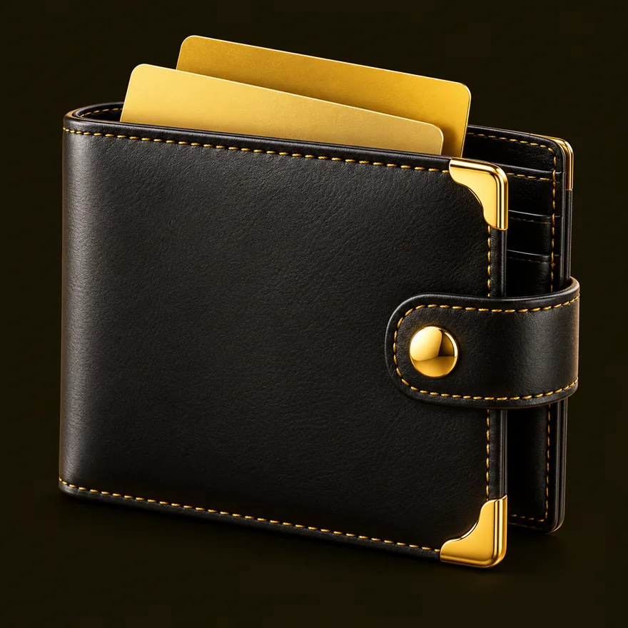 Leather wallet — Friday Friday