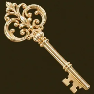 Ornate antique key — Friday Friday
